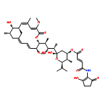 2-Butenoicacid, 4-[(2-hydroxy-5-oxo-1-cyclopenten-1-yl)amino]-4-oxo-,(2R,4R,5S,6R)-tetrahydro-2-hydroxy-2-[(1S,2R,3S)-2-hydroxy-3-[(2R,3S,4E,6E,9S,10S,11R,12E,14Z)-10-hydroxy-3,15-dimethoxy-7,9,11,13-tetramethyl-16-oxooxacyclohexadeca-4,6,12,14-tetraen-2-yl]-1-methylbutyl]-5-methyl-6-(1-methylethyl)-2H-pyran-4-ylester, (2E)-