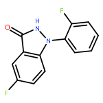 3H-INDAZOL-3-ONE, 5-FLUORO-1-(2-FLUOROPHENYL)-1,2-DIHYDRO-