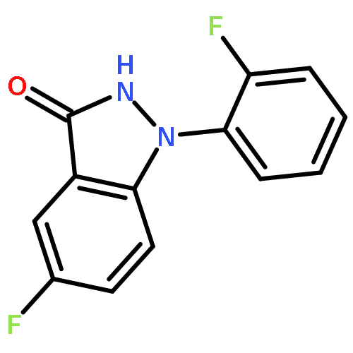 3H-INDAZOL-3-ONE, 5-FLUORO-1-(2-FLUOROPHENYL)-1,2-DIHYDRO-