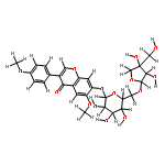 7-hydroxy-4',6-dimethoxyisoflavone 7-O-beta-D-apiofuranosyl-(1->6)-beta-D-glucopyranoside