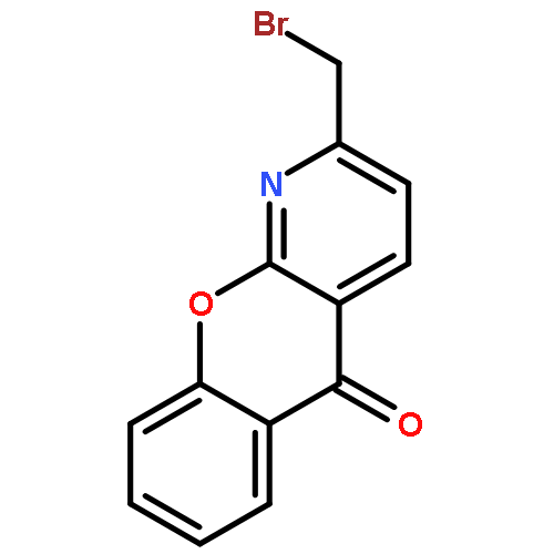 5H-[1]Benzopyrano[2,3-b]pyridin-5-one, 2-(bromomethyl)-