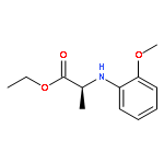 Alanine, N-(2-methoxyphenyl)-, ethyl ester