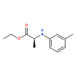 Alanine, N-(3-methylphenyl)-, ethyl ester