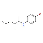 Alanine, N-(4-bromophenyl)-, ethyl ester