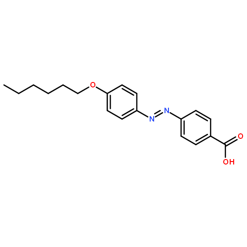 Benzoic acid, 4-[[4-(hexyloxy)phenyl]azo]-