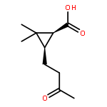 Cyclopropanecarboxylic acid, 2,2-dimethyl-3-(3-oxobutyl)-, (1S-cis)-