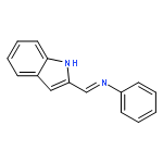 Benzenamine, N-(1H-indol-2-ylmethylene)-