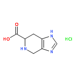 1H-Imidazo[4,5-c]pyridine-6-carboxylicacid, 4,5,6,7-tetrahydro-, monohydrochloride, (S)- (9CI)