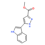 5-(1H-Indol-3-yl)-2H-pyrazole-3-carboxylic acid methyl ester