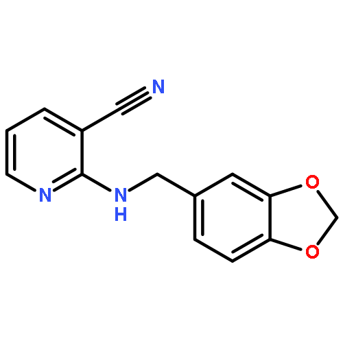 2-[(1,3-Benzodioxol-5-ylmethyl)amino]-nicotinonitrile