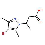 3-(4-Bromo-3,5-dimethyl-1H-pyrazol-1-yl)butanoic acid