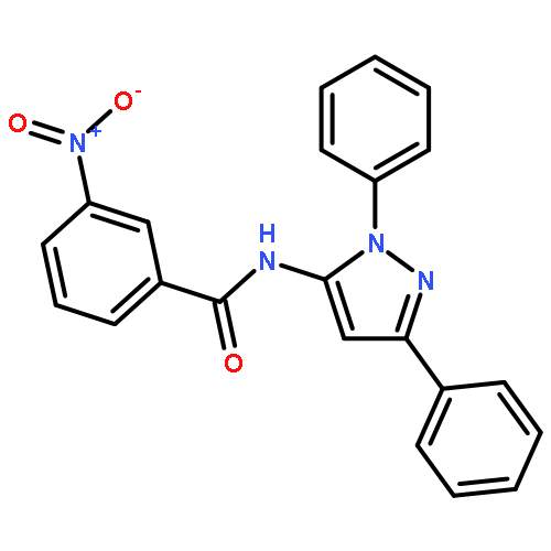 Benzamide, N-(1,3-diphenyl-1H-pyrazol-5-yl)-3-nitro-