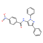 N-(2,5-diphenylpyrazol-3-yl)-4-nitrobenzamide