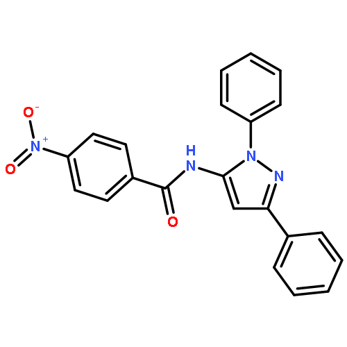 N-(2,5-diphenylpyrazol-3-yl)-4-nitrobenzamide