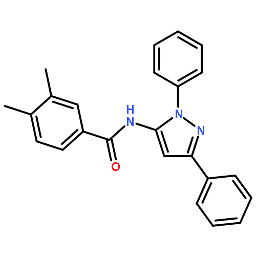 Benzamide, N-(1,3-diphenyl-1H-pyrazol-5-yl)-3,4-dimethyl-