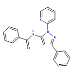 Benzamide, N-[3-phenyl-1-(2-pyridinyl)-1H-pyrazol-5-yl]-