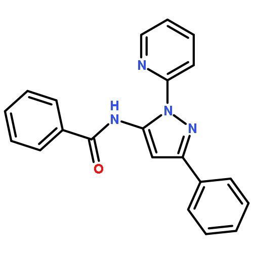 Benzamide, N-[3-phenyl-1-(2-pyridinyl)-1H-pyrazol-5-yl]-