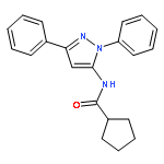 Cyclopentanecarboxamide, N-(1,3-diphenyl-1H-pyrazol-5-yl)-