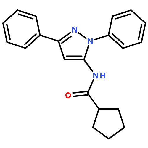 Cyclopentanecarboxamide, N-(1,3-diphenyl-1H-pyrazol-5-yl)-