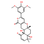 4H,11H-Naphtho[2,1-b]pyrano[3,4-e]pyran-1,11(5H)-dione,4a,6,6a,12,12a,12b-hexahydro-4a,12a-dihydroxy-9-(4-hydroxy-3,5-dimethoxyphenyl)-4,4,6a,12b-tetramethyl-,(4aR,6aR,12aS,12bS)-