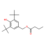 Butanoic acid, [3,5-bis(1,1-dimethylethyl)-4-hydroxyphenyl]methyl ester