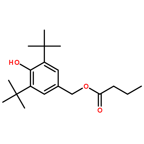 Butanoic acid, [3,5-bis(1,1-dimethylethyl)-4-hydroxyphenyl]methyl ester