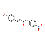 2-Propenoic acid, 3-(4-methoxyphenyl)-, 4-nitrophenyl ester, (E)-