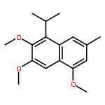 Naphthalene, 2,3,5-trimethoxy-7-methyl-1-(1-methylethyl)-