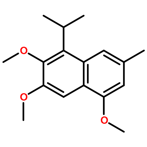 Naphthalene, 2,3,5-trimethoxy-7-methyl-1-(1-methylethyl)-