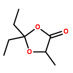 1,3-Dioxolan-4-one, 2,2-diethyl-5-methyl-, (S)-