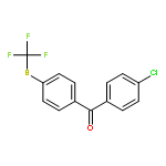 Methanone, (4-chlorophenyl)[4-[(trifluoromethyl)thio]phenyl]-