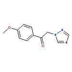 Ethanone, 1-(4-methoxyphenyl)-2-(1H-1,2,4-triazol-1-yl)-