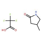 2-Pyrrolidinone, 4-methyl-, trifluoroacetate