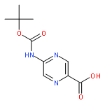 5-((tert-Butoxycarbonyl)amino)pyrazine-2-carboxylic acid