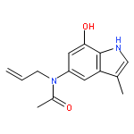 Acetamide, N-(7-hydroxy-3-methyl-1H-indol-5-yl)-N-2-propenyl-