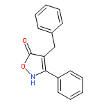 5(2H)-Isoxazolone, 3-phenyl-4-(phenylmethyl)-