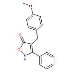 5(2H)-Isoxazolone, 4-[(4-methoxyphenyl)methyl]-3-phenyl-