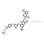 1,5-Naphthalenedisulfonicacid,2-[2-[8-[[4-chloro-6-[[4-[[2-(sulfooxy)ethyl]sulfonyl]phenyl]amino]-1,3,5-triazin-2-yl]amino]-1-hydroxy-3,6-disulfo-2-naphthalenyl]diazenyl]-,sodium salt (1:5)