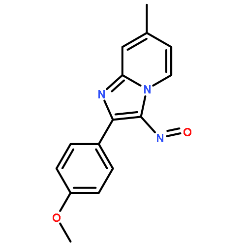 Imidazo[1,2-a]pyridine, 2-(4-methoxyphenyl)-7-methyl-3-nitroso-