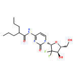 N-[1-[(2R,4R,5R)-3,3-difluoro-4-hydroxy-5-(hydroxymethyl)oxolan-2-yl]-2-oxopyrimidin-4-yl]-2-propylpentanamide