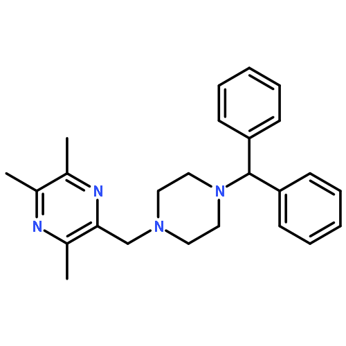 Pyrazine, [[4-(diphenylmethyl)-1-piperazinyl]methyl]trimethyl-