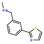 Benzenemethanamine,N-methyl-3-(2-thiazolyl)-