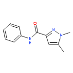 1H-Pyrazole-3-carboxamide, 1,5-dimethyl-N-phenyl-