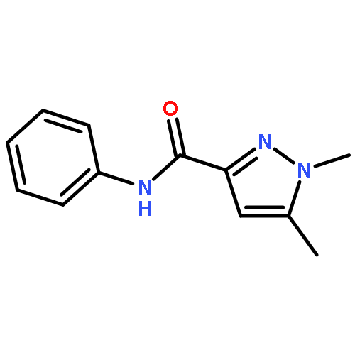 1H-Pyrazole-3-carboxamide, 1,5-dimethyl-N-phenyl-