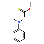 BENZENAMINE, N-[(METHOXYTHIOXOMETHYL)THIO]-N-METHYL-