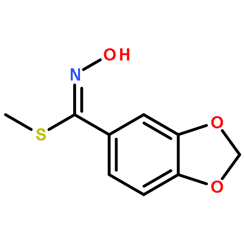 1,3-Benzodioxole-5-carboximidothioic acid, N-hydroxy-, methyl ester