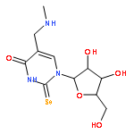 Uridine,5-[(methylamino)methyl]-2-seleno-