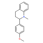 Quinoline, 1,2,3,4-tetrahydro-2-(4-methoxyphenyl)-1-methyl-