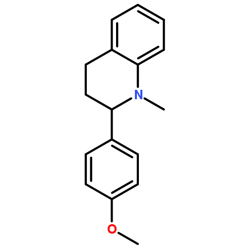 Quinoline, 1,2,3,4-tetrahydro-2-(4-methoxyphenyl)-1-methyl-