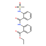 Benzoic acid,2-[[2-[(methylsulfonyl)amino]benzoyl]amino]-, ethyl ester